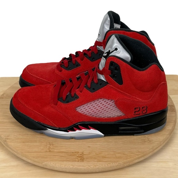 Nike Other - Nike Air Jordan 5 Retro “Raging Bull” Toro Bravo Red – Men’s Size 7.5